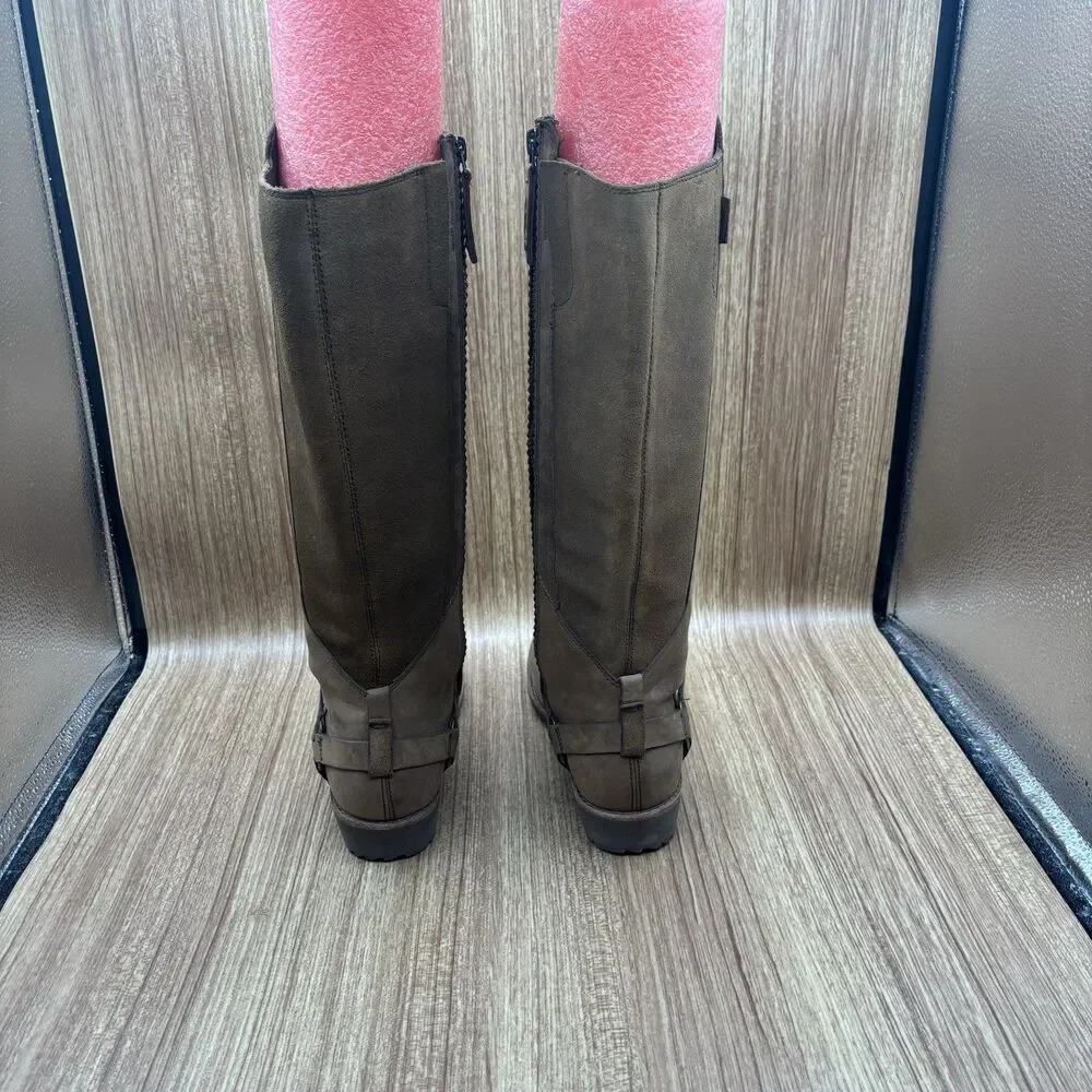 Teva De La Vina Dos‎ Women's Size 6 EU 37 Brown 107143 Tall Waterproof Boots